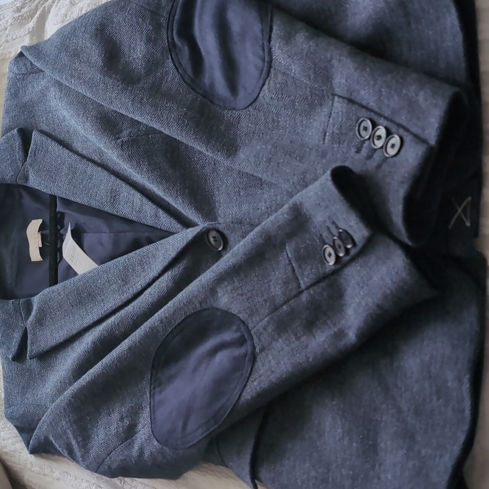 NWT LOFT Modern Herringbone Blazer - Sz 2 - Picture 3 of 8